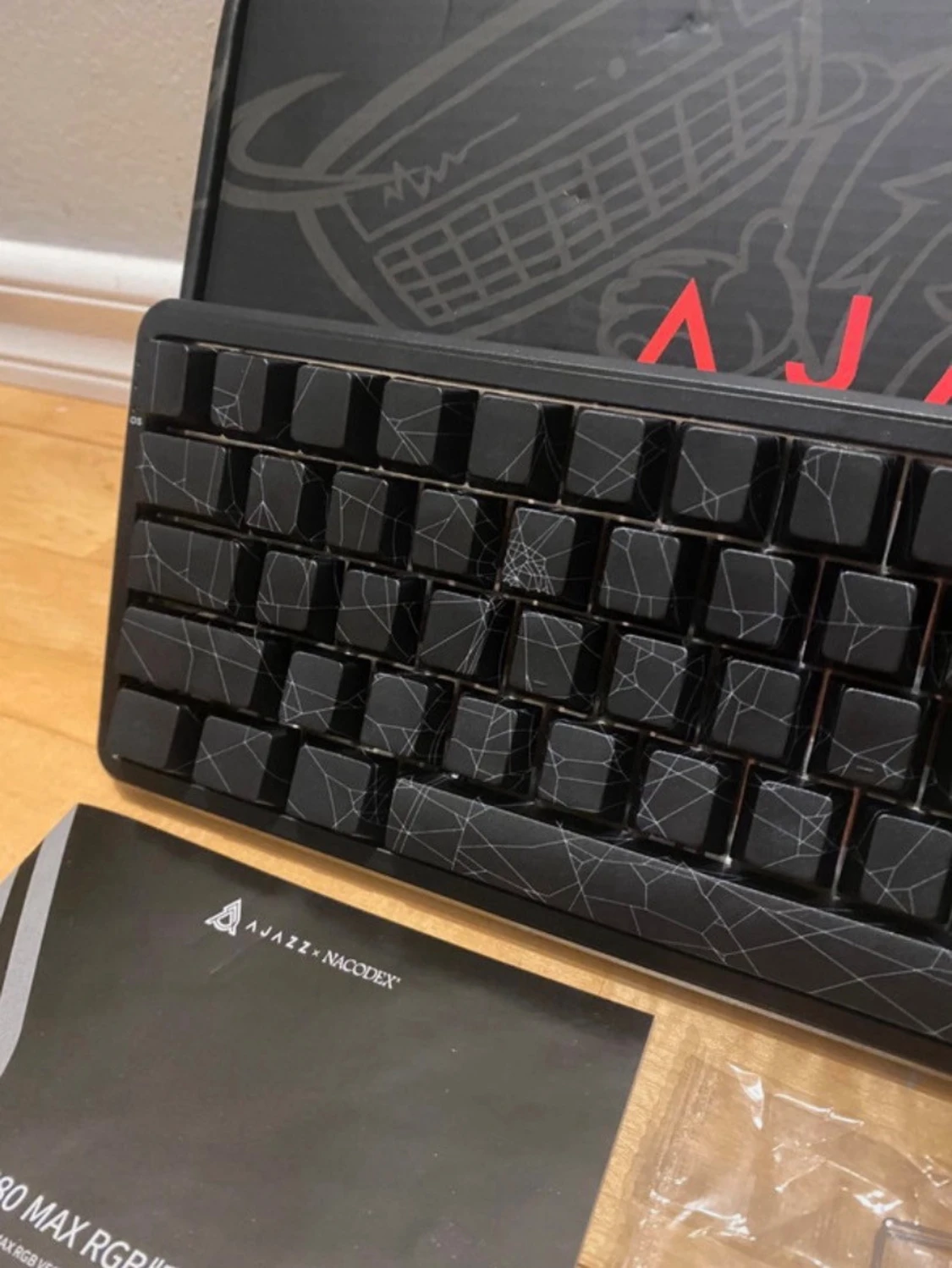 Ajazz svart mekaniskt tangentbord - 1