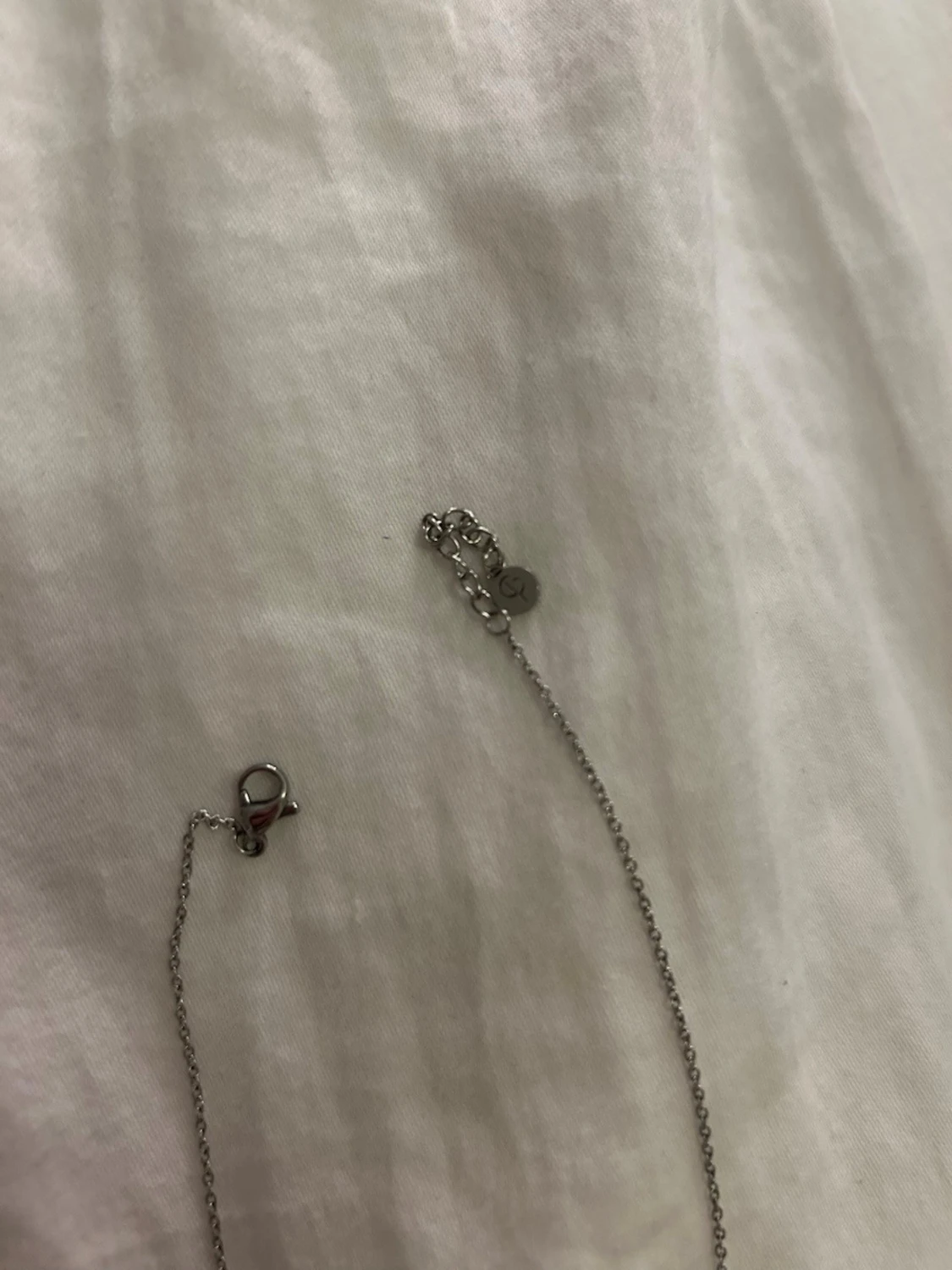 Silverhalsband med cirkelberlock från Edblad  - 2