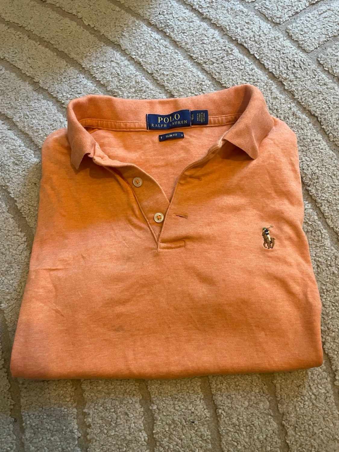 Orange pikétröja från Polo Ralph Lauren