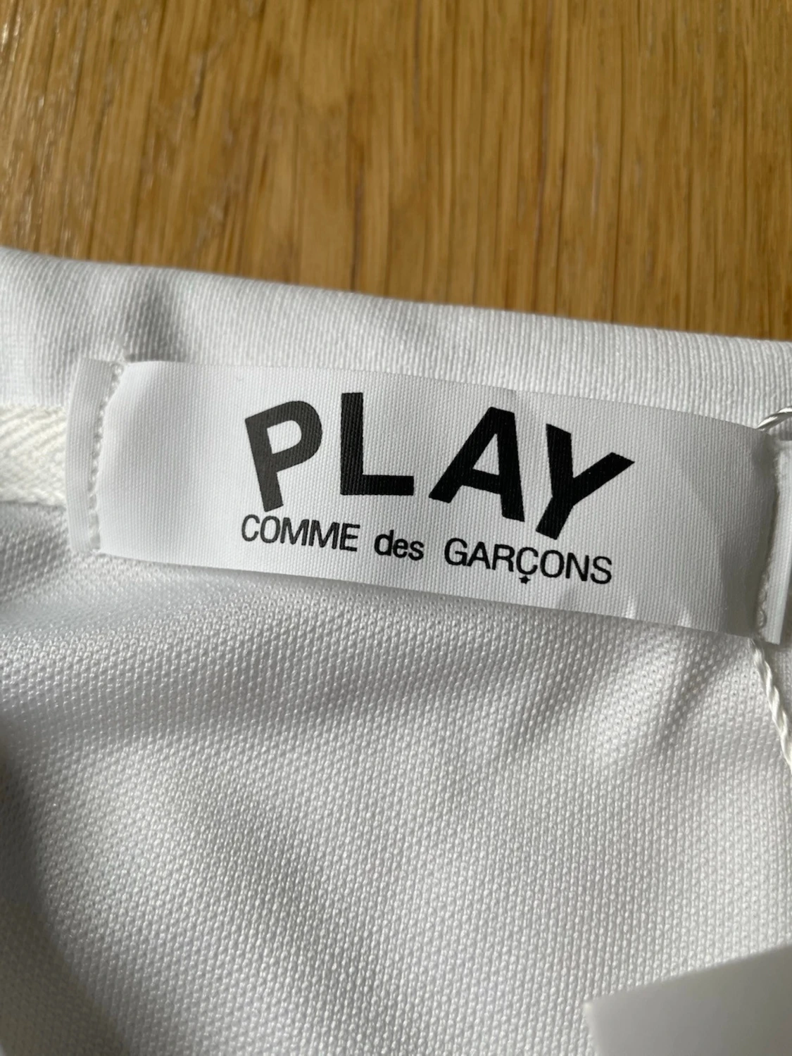 Vit pikétopp från Comme des Garçons Play - 3