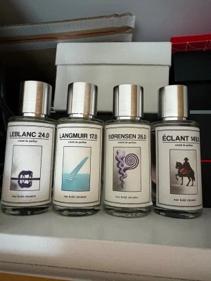 OANVÄNDA! Oneboldchemist parfymer  - 	•	Leblanc 24.0 → Layton 	•	Langmuir 17.0 → Imagination 	•	Sørensen 26.0 → Side Effect 	•	Éclant 149.0 → Aventus