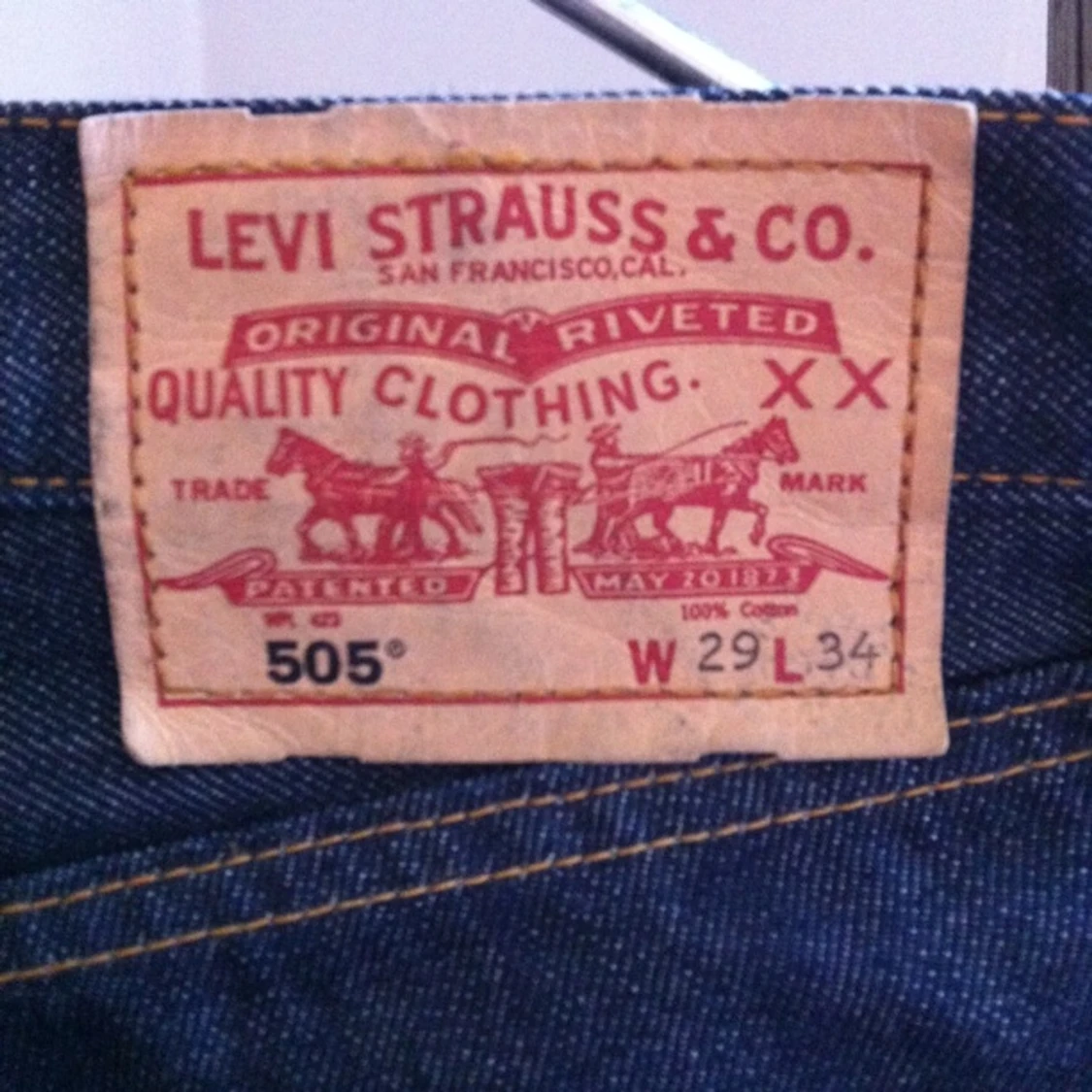 Levi's 505 jeansshorts stl 29x34 - 1377185533