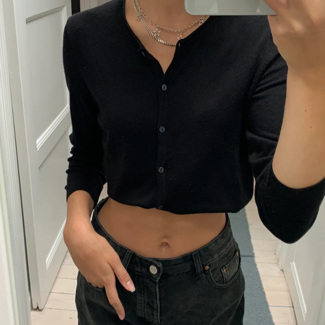 Svart kofta