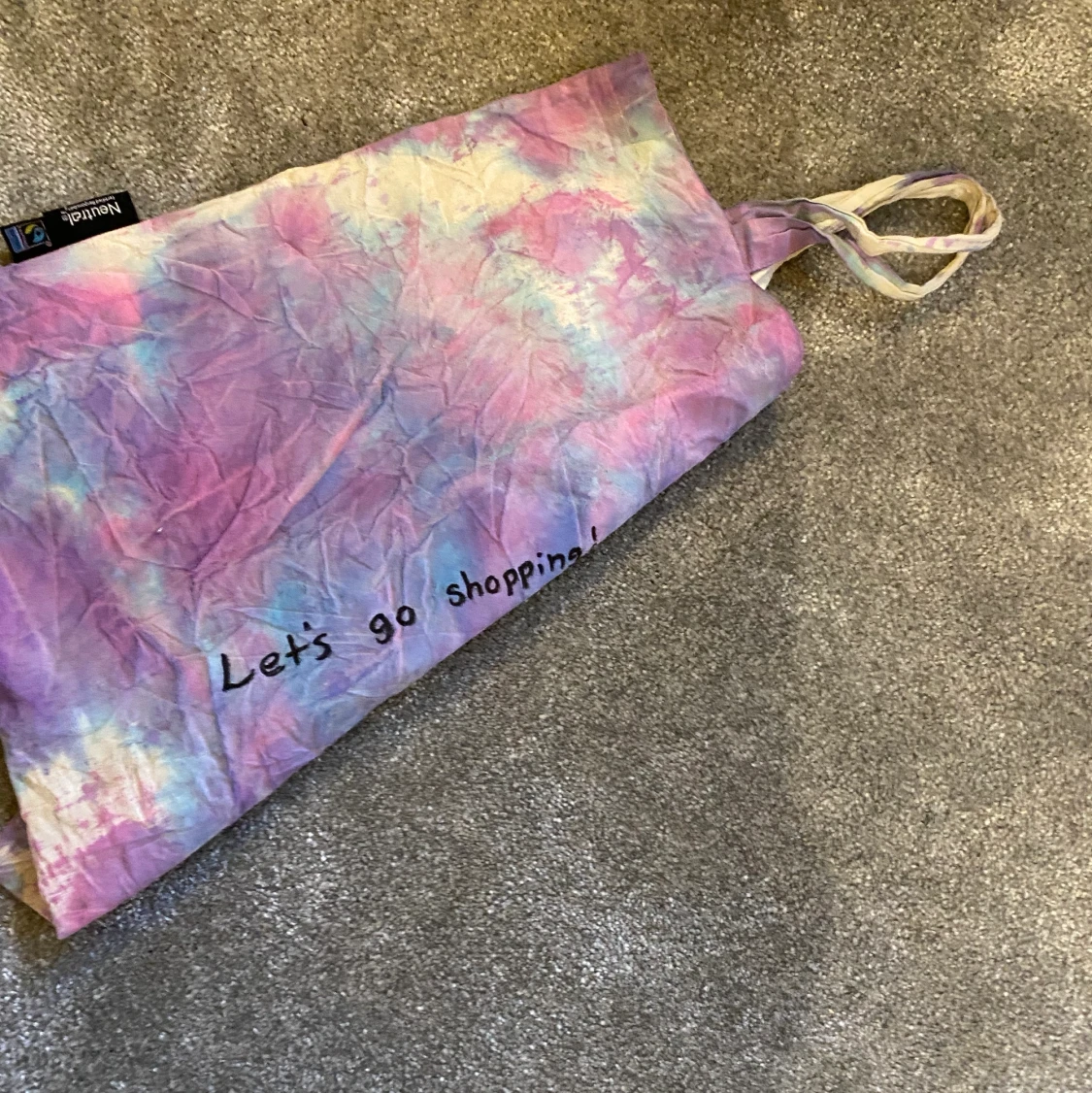 Tygpåse m. Tiedye - 90