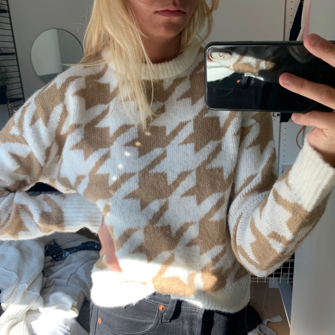 Stickad tröja 