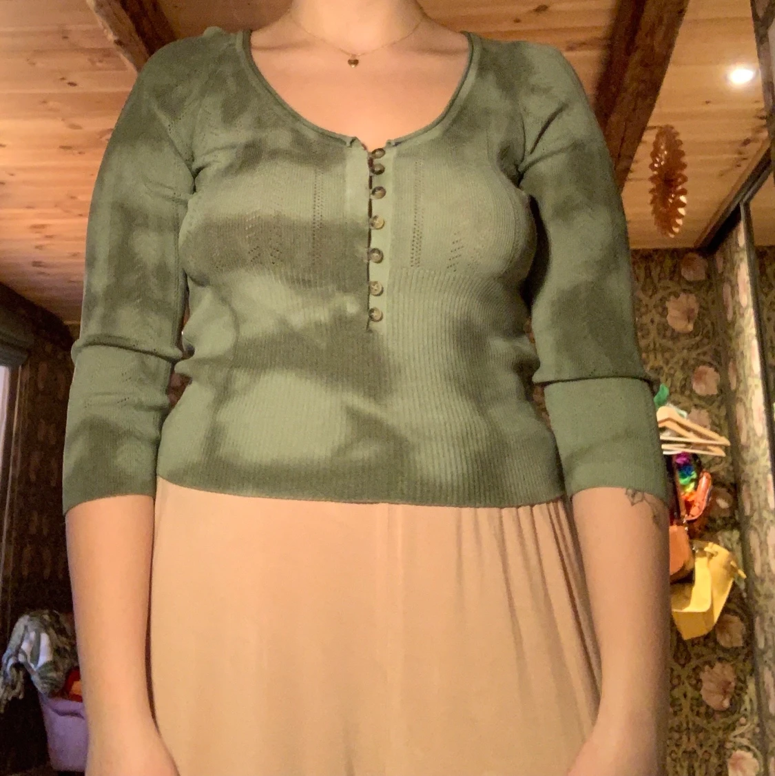 Batikmönstrad tröja