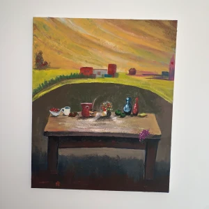 Egenmålad tavla - Hej