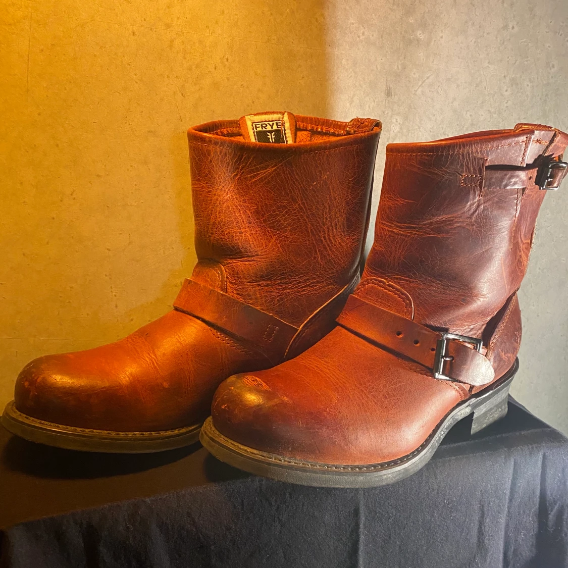 Röda Frey Boots - 91