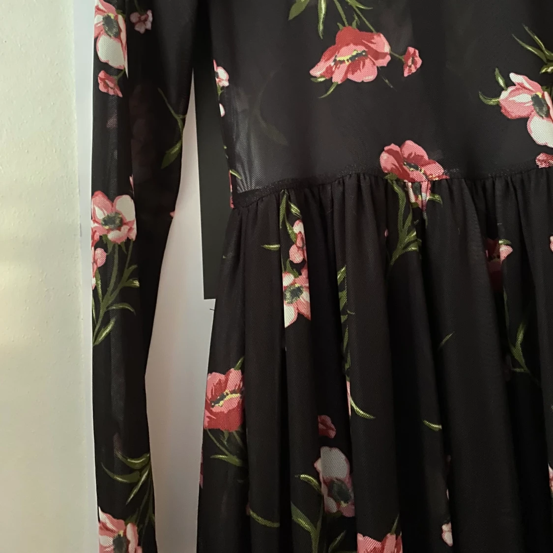 Blommig långklänning - 91