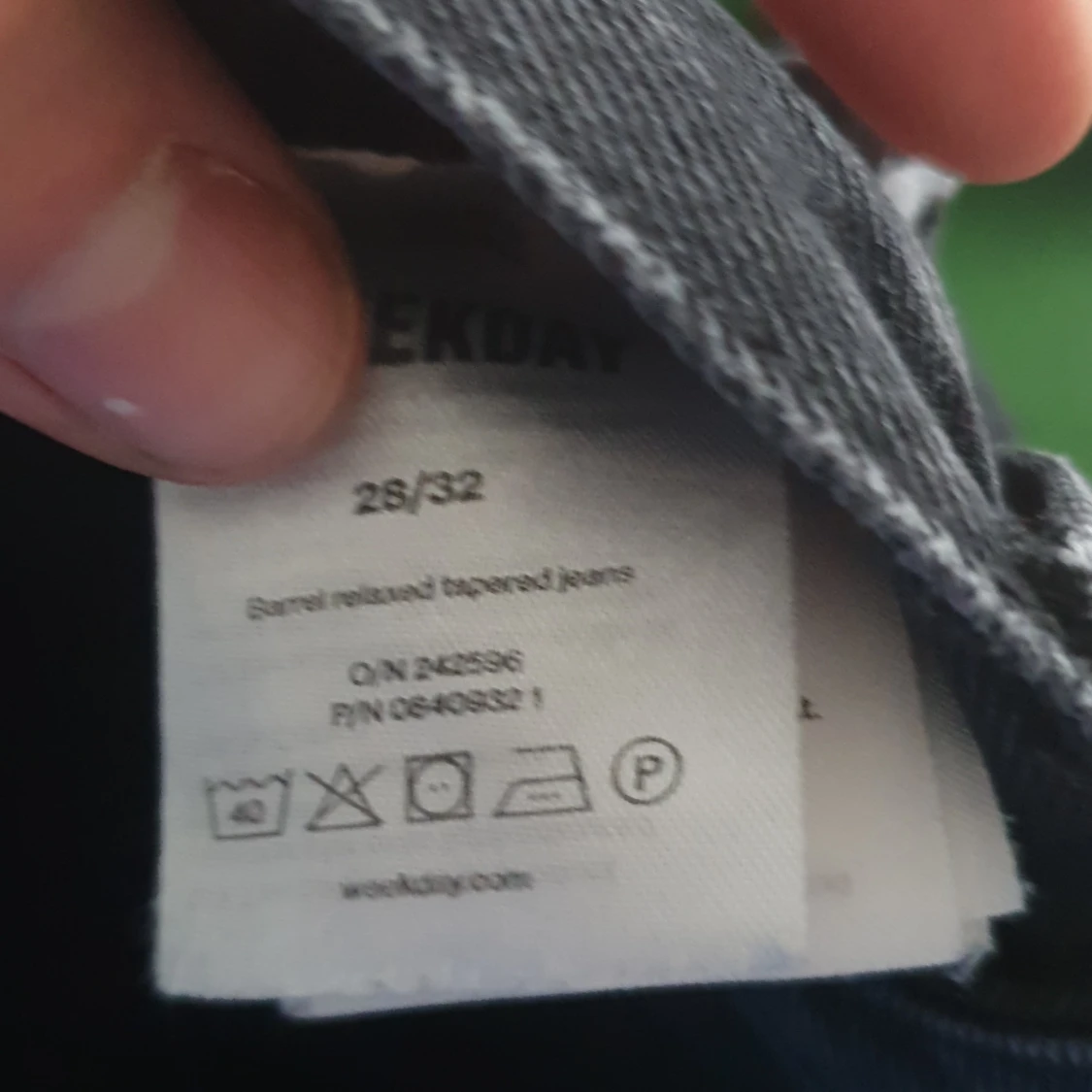 Weekday barell jeans