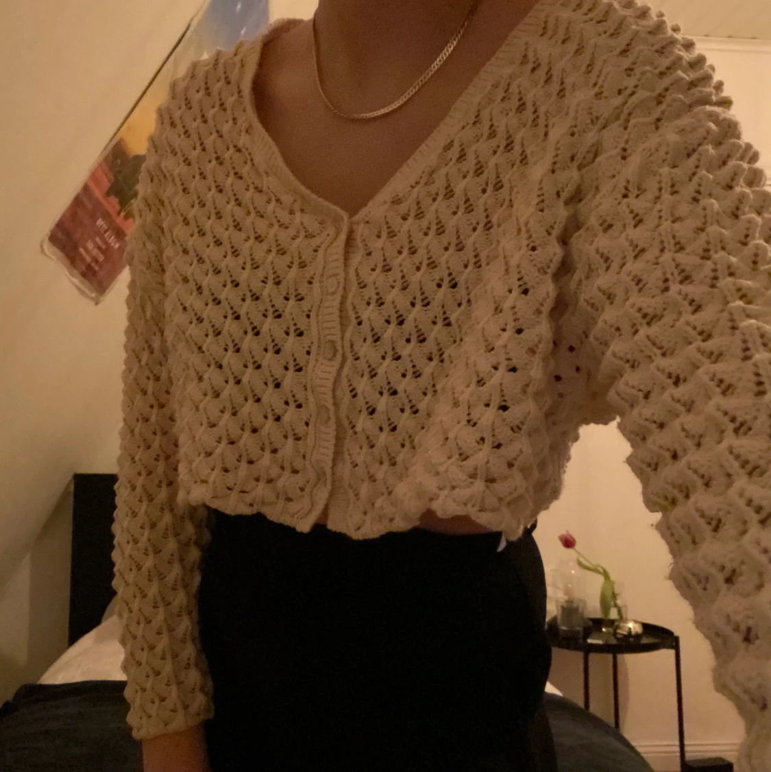 Virkad kofta från zara - 91