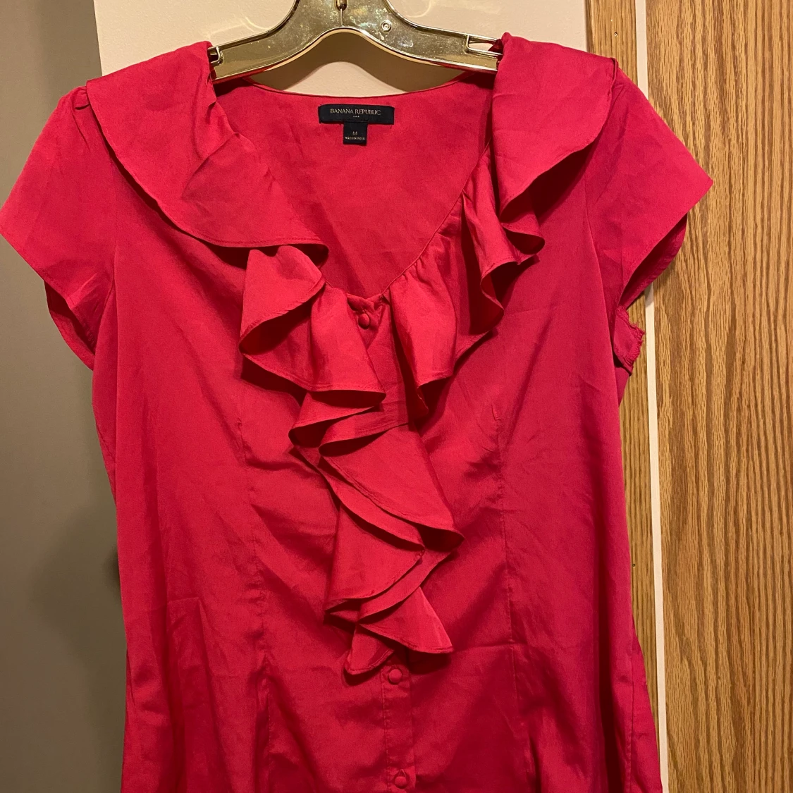 Banana republic pink blouse 