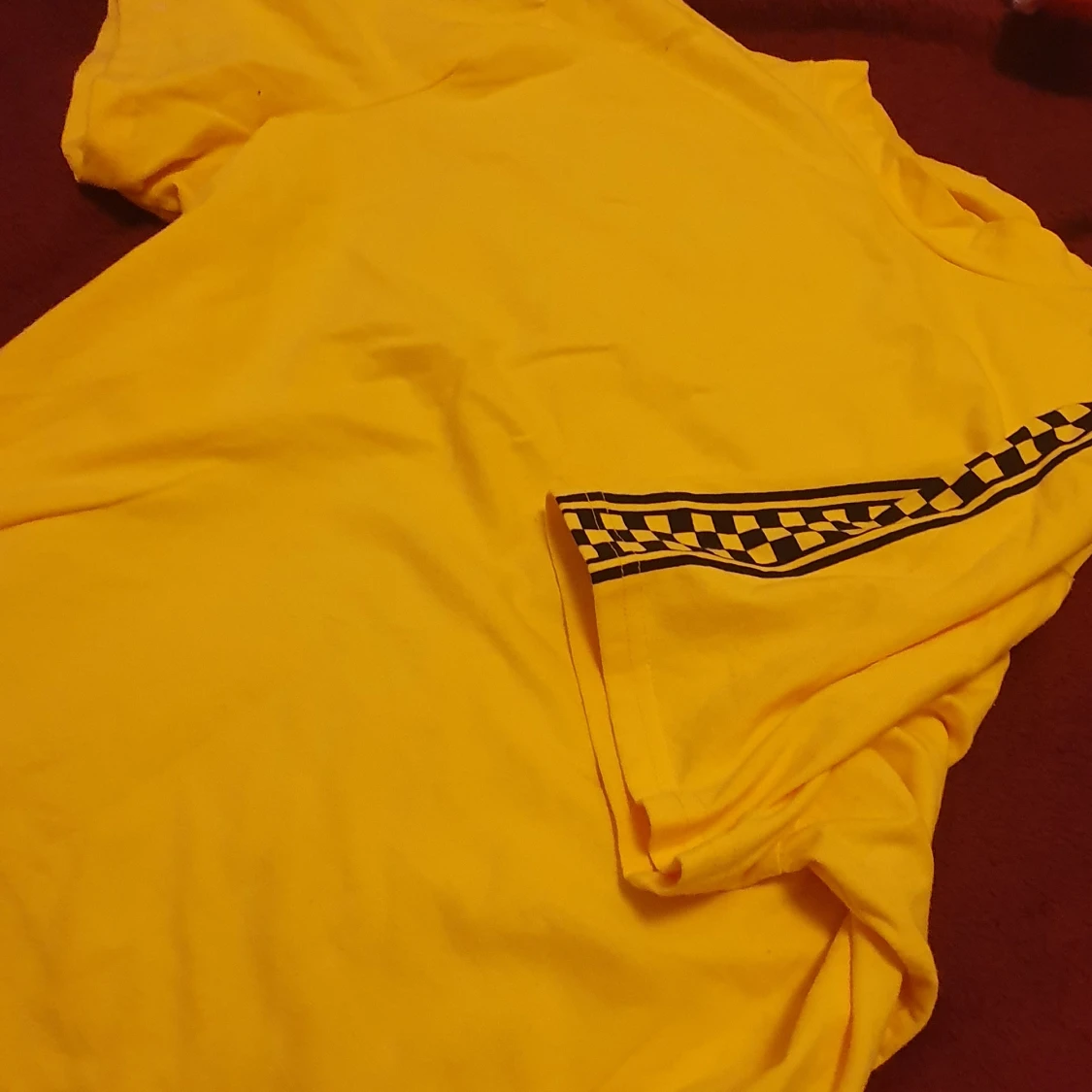 Gul cropped t-shirt💛 strl L - 91