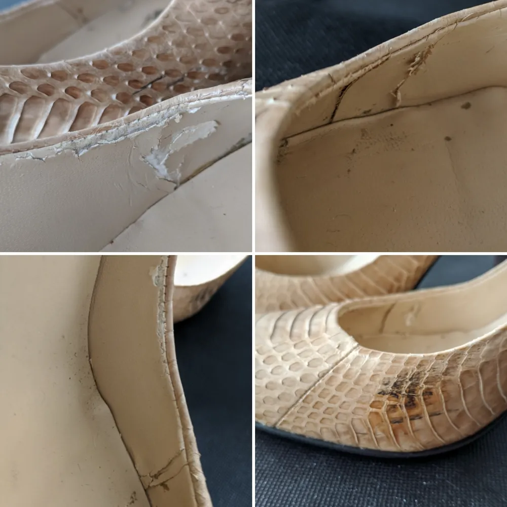 Äkta RL skor i läder, storlek 39. De är lite slitna i insidan och har några fläckar i utsidan, men overall ser de bra ut och de är bekväma! 🥰 . Skor.