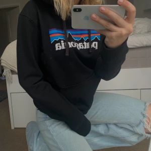 Patagonia hoodie - En svart patagonia hoodie i väldigt bra skick (använt ca 4 ggr). Säljer då jag inte använder den. Köparen står för frakt. Pris kan diskuteras