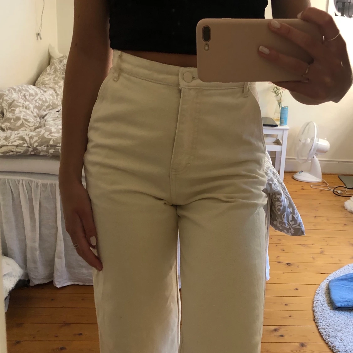 Beiga raka jeans  - 90