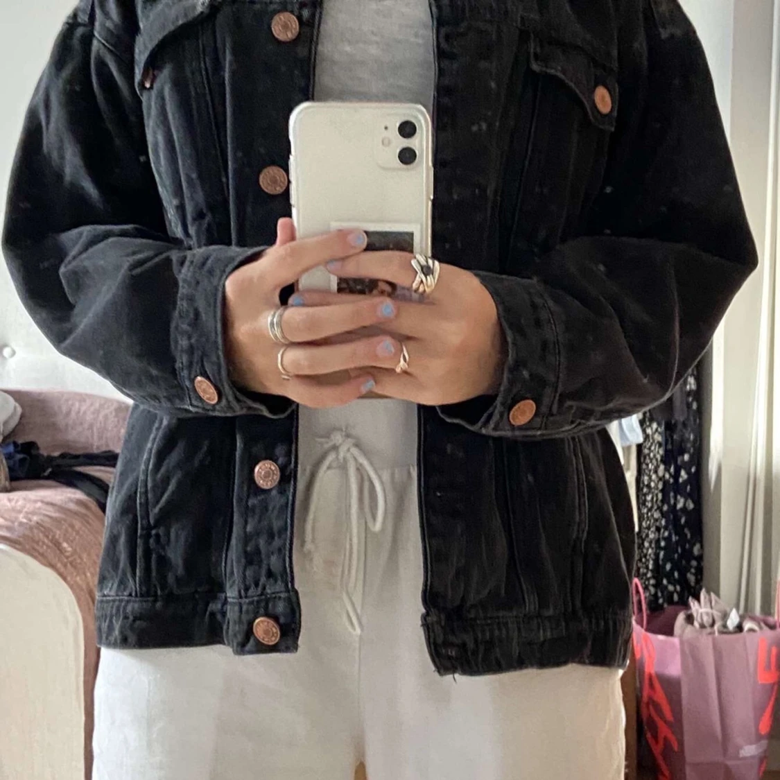 Oversized Jeans jacka - 90