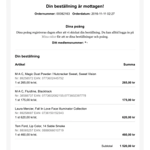  - En limited edition highlighter palett från Laura Mercier, köpt på Åhlens för 620kr. Helt ny och orörd!! 