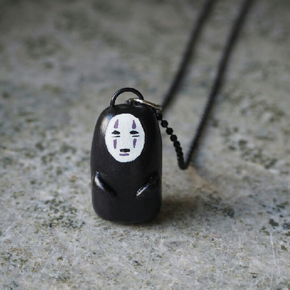 handmade polymer clay pendent for necklace or keyholder (monster from japanese animation spirited away) / kan göras på beställning / du kan titta mer på Facebook : mimi_accessoarer☺. Accessoarer.