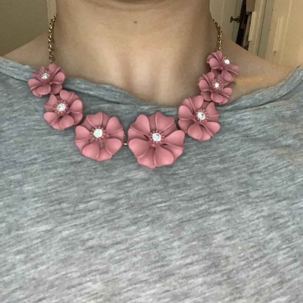 En gullig halsband med rosor är i bra skick och är knappt använd skriv om ni är intresserade 🥰🥰+frakt. Asusteet.