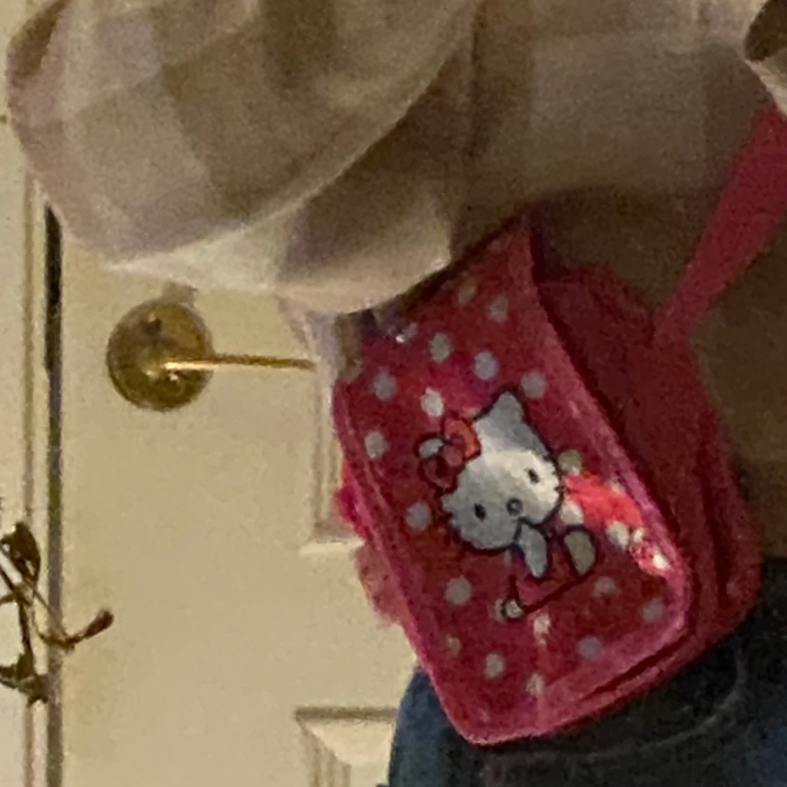 SÅ söt hello kitty sigebag 