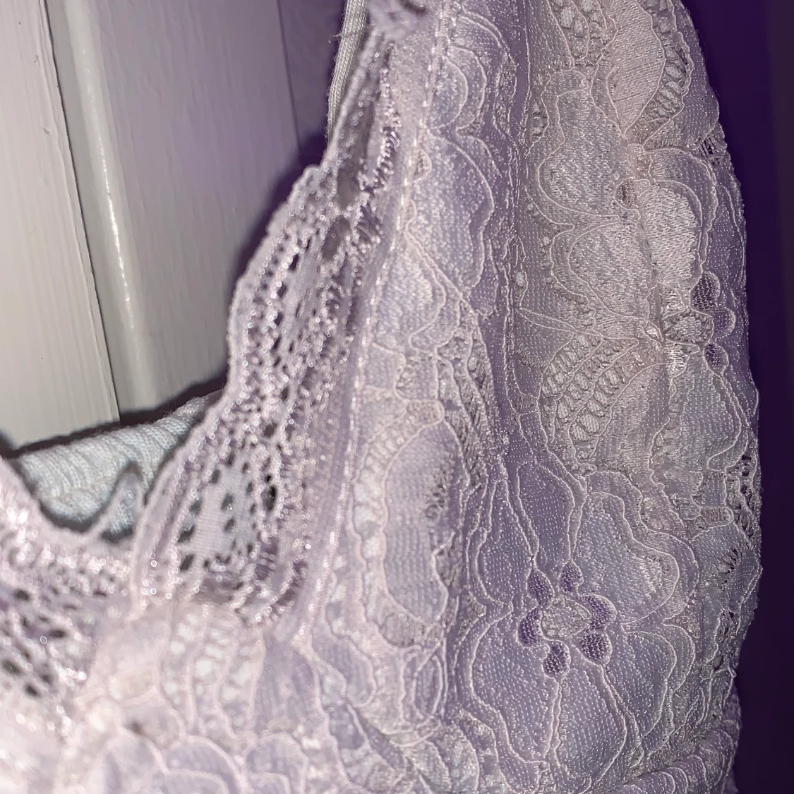 Vit Spets topp strl xs/s - 91