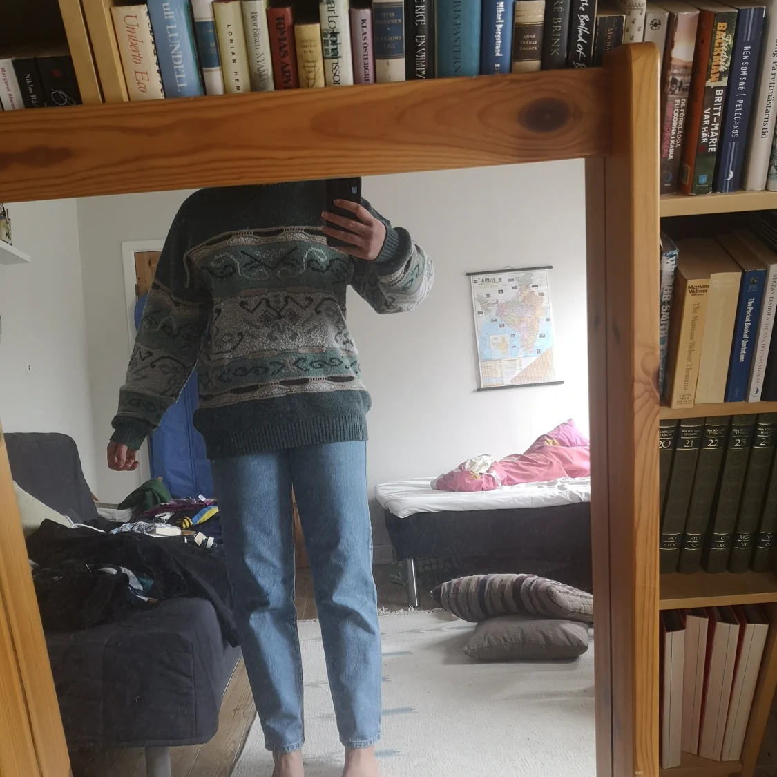 Vintage stickad tröja!  - 90