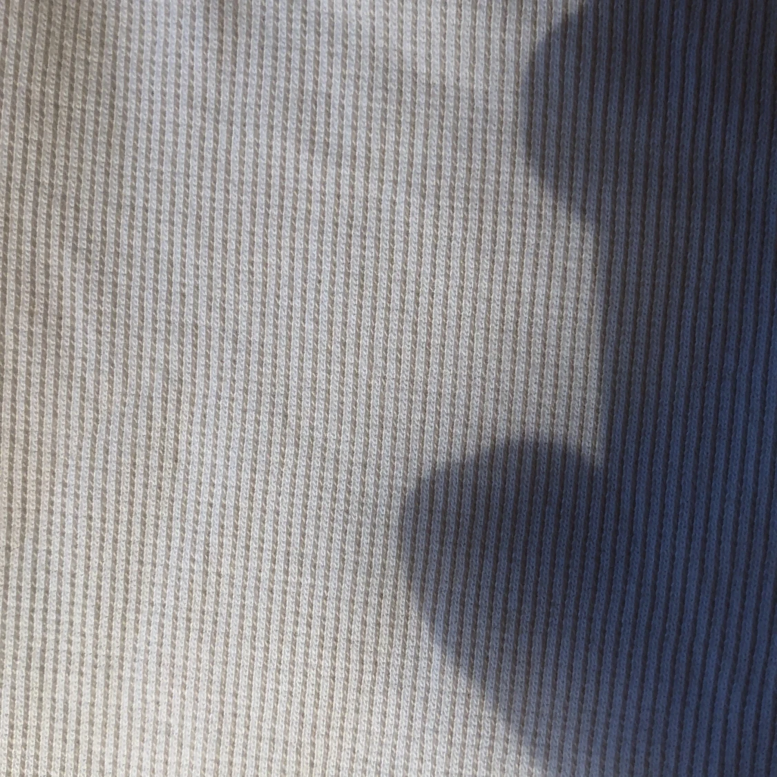 Vit ribbad t-shirt - 91