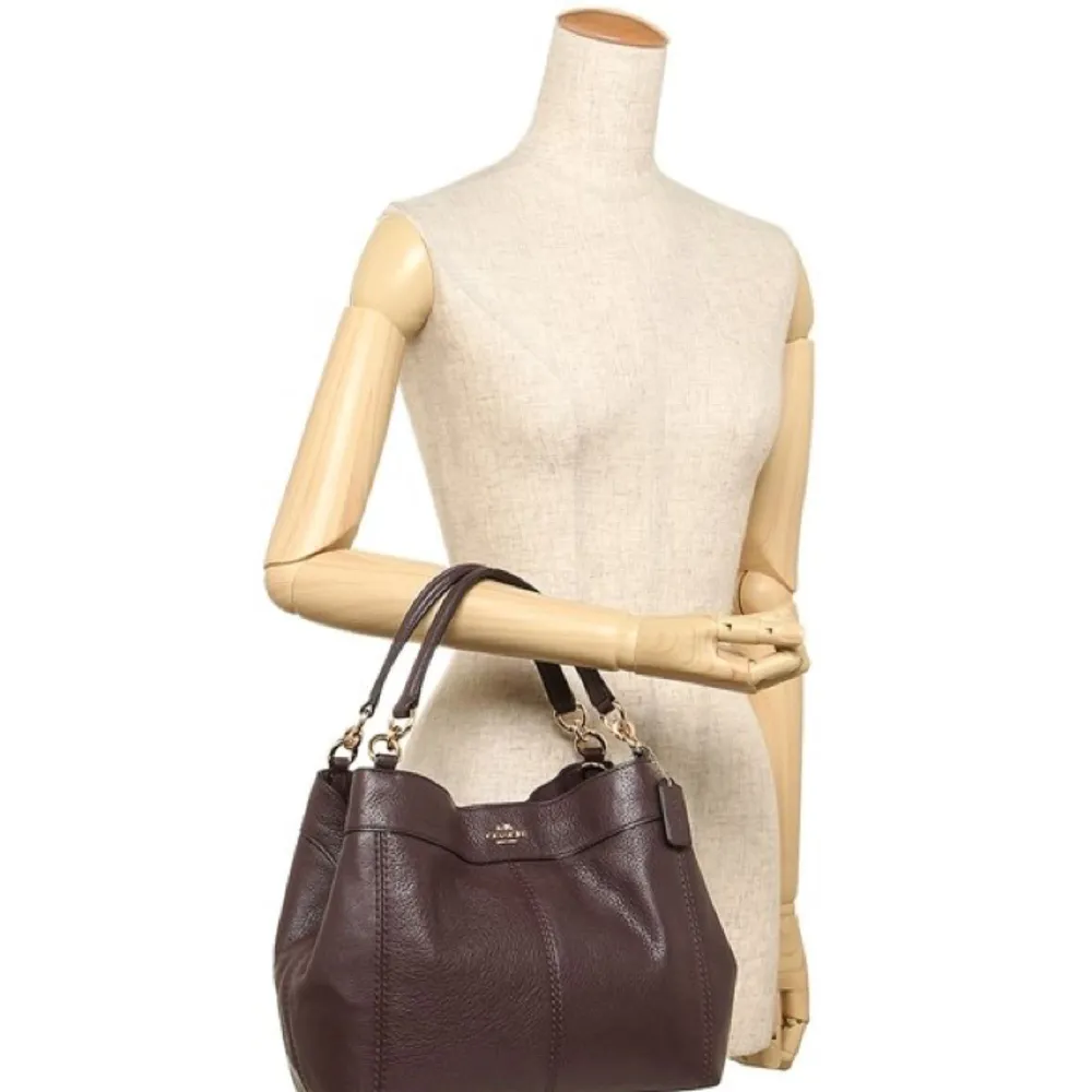 Coach bag (COACH F23537) Small shoulder bag Women bag bag shoulder bag smooth fabric.  The length 34cm in width X 23cm in height X 9.5cm in width / handle: Approx. 37.5cm, length of shoulder: weight: Approx. 580g.  . Väskor.