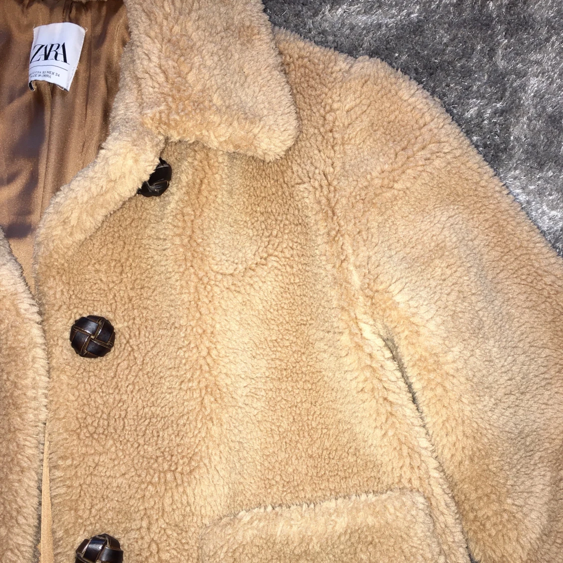 Teddyjacka från Zara storlek XS - 90