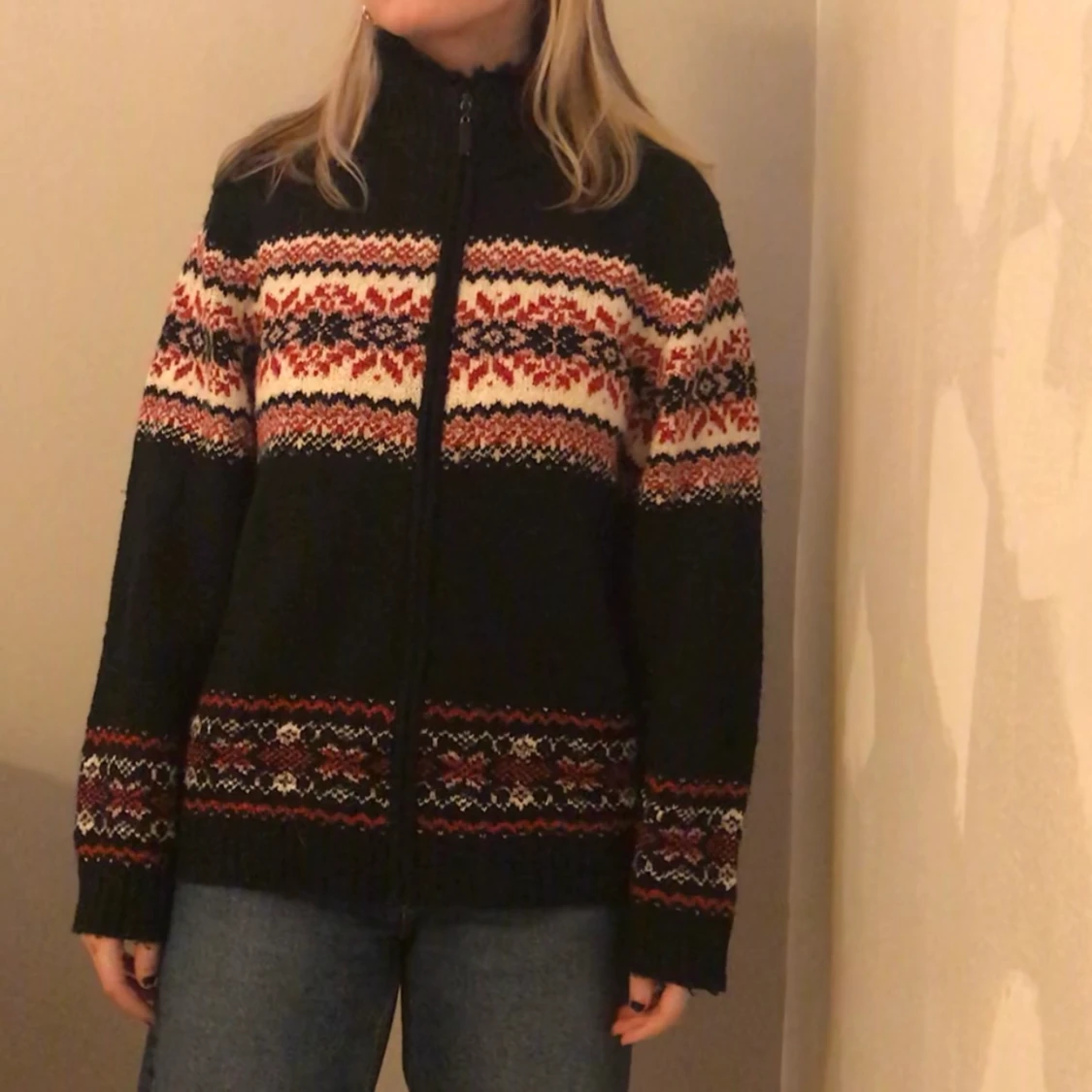 Zip up tröja 