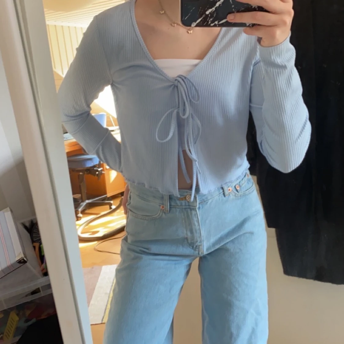 Blå knyttopp från chiquelle - 90