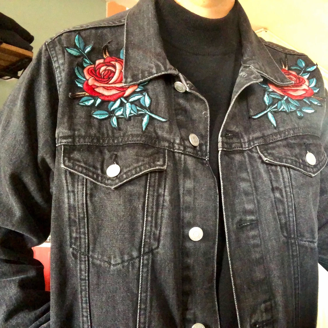 Jeansjacka strl M  - 90