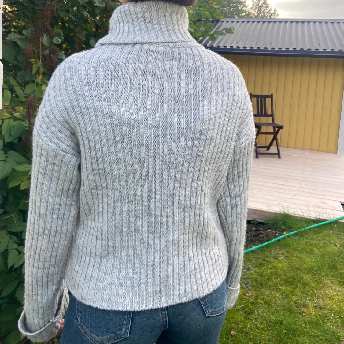 Stickad polo tröja  - 91