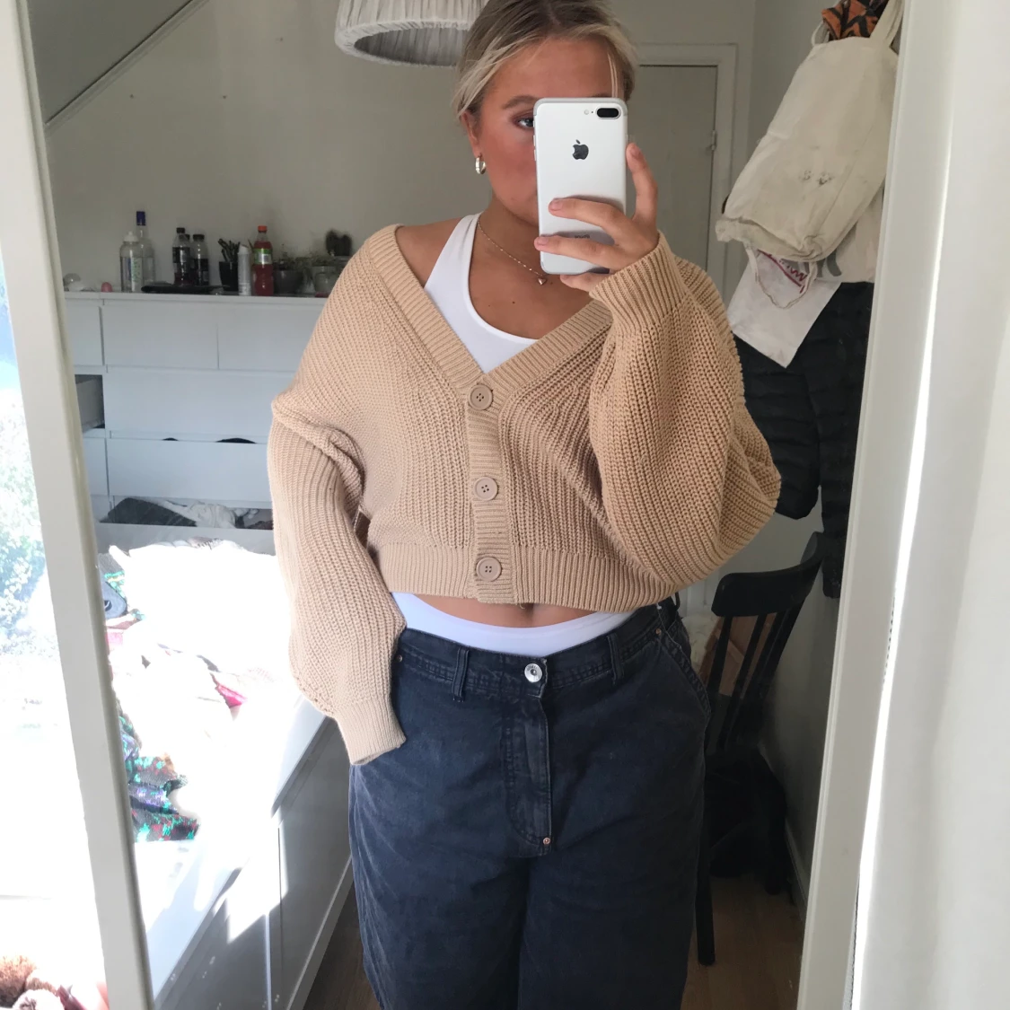 Beige cardigan  - 91