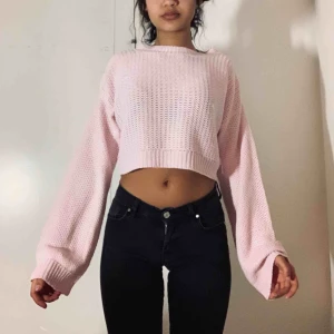  - 👅ljusrosa stickad tröja från Zara👅 🖤Köparen betalar för frakten🖤 💡Kan mötas Lund-Malmö💡 👹Högsta bud får plagget👹