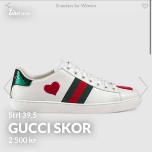 Gucci skor  - Strl 39,5 använda 3 ggr säljes för det nämnda priset vid snabb affär då sko garderoben börjar bli för trång 