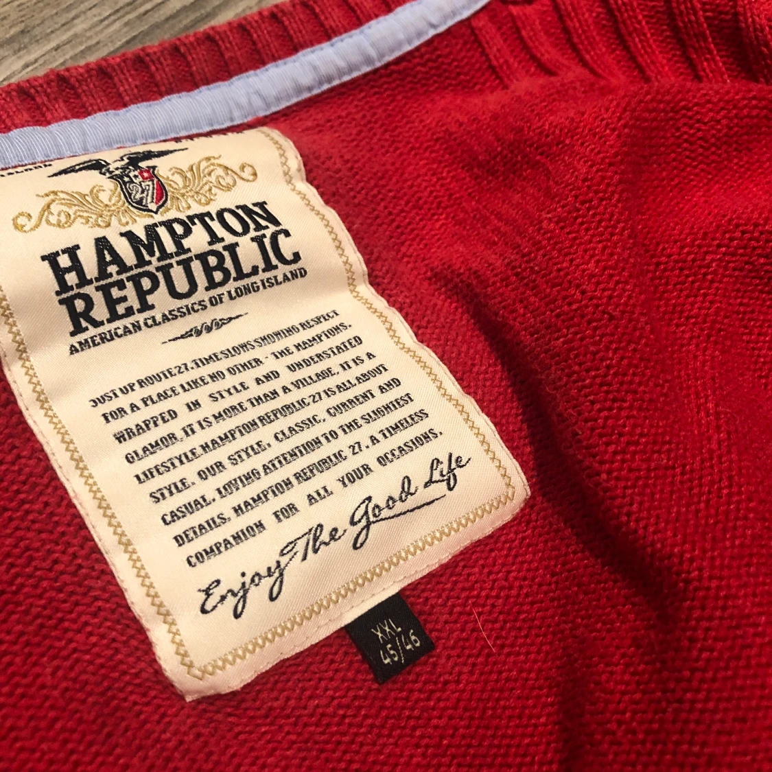 Oversize röd tröja