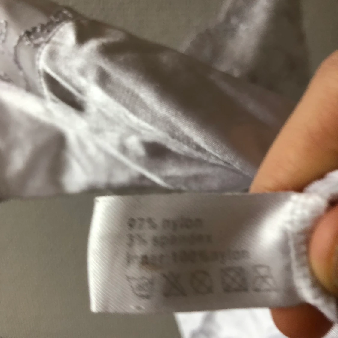 Spets-linne i satintyg  - 91