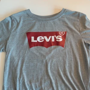 Grå Levis T-shirt  - Grå Levis T-shirt i strl 176cm men passar mig bra som är 170 . Start bud 60 kr⚡️