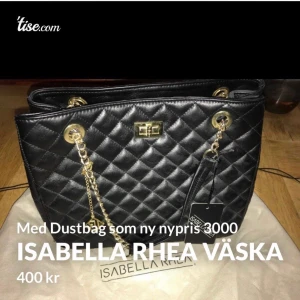 Isabella Rhea väska - Väska från Isabella Rhea, äkta italienskt läder så icke vegansk. Nypris var 3000kr, säljes för endast 400kr. Kommer med dustbag, etikett mm...