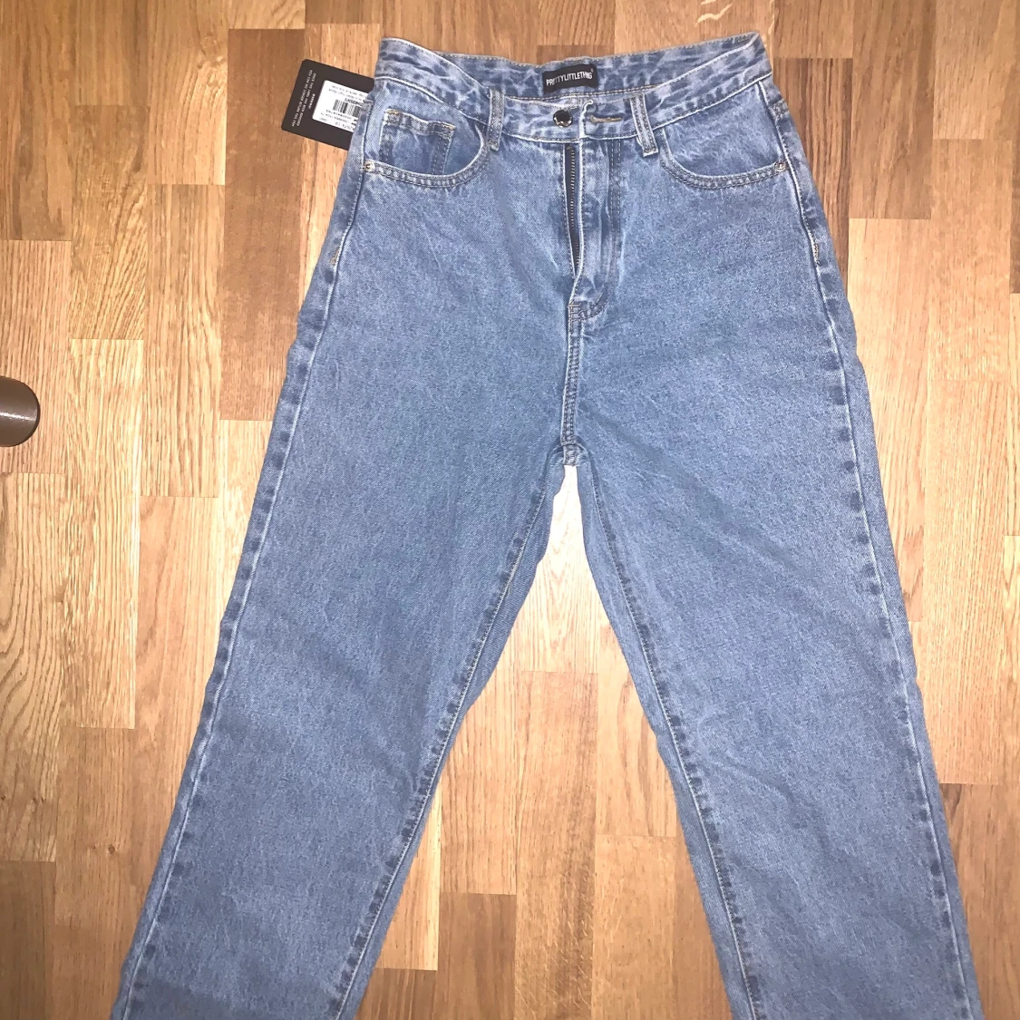 High waist straight leg jeans - 91