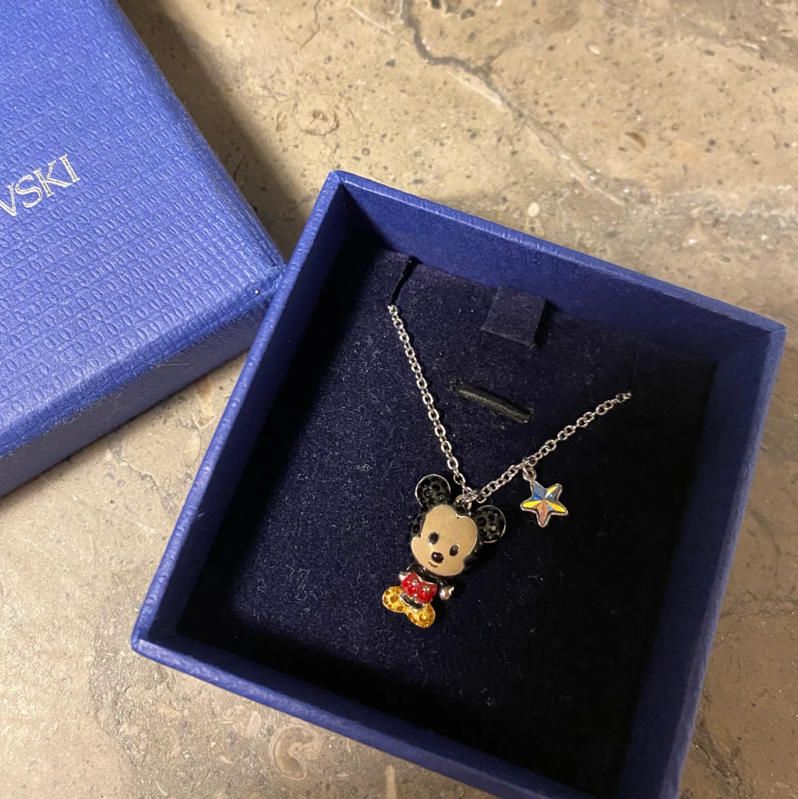 Swarovski halsband - Mussepigg - 91