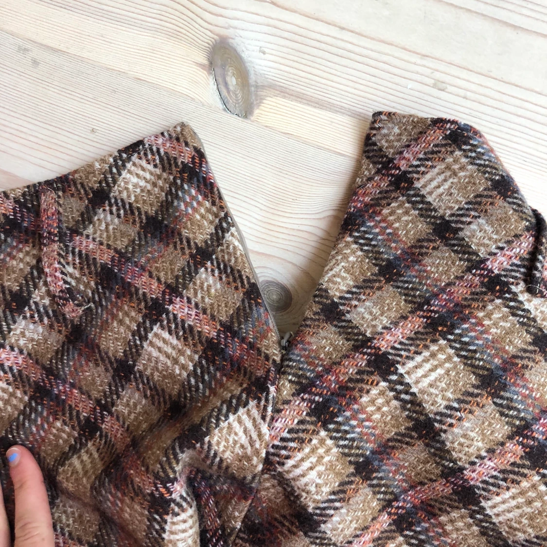 Rutig vintage höstkjol! - 91