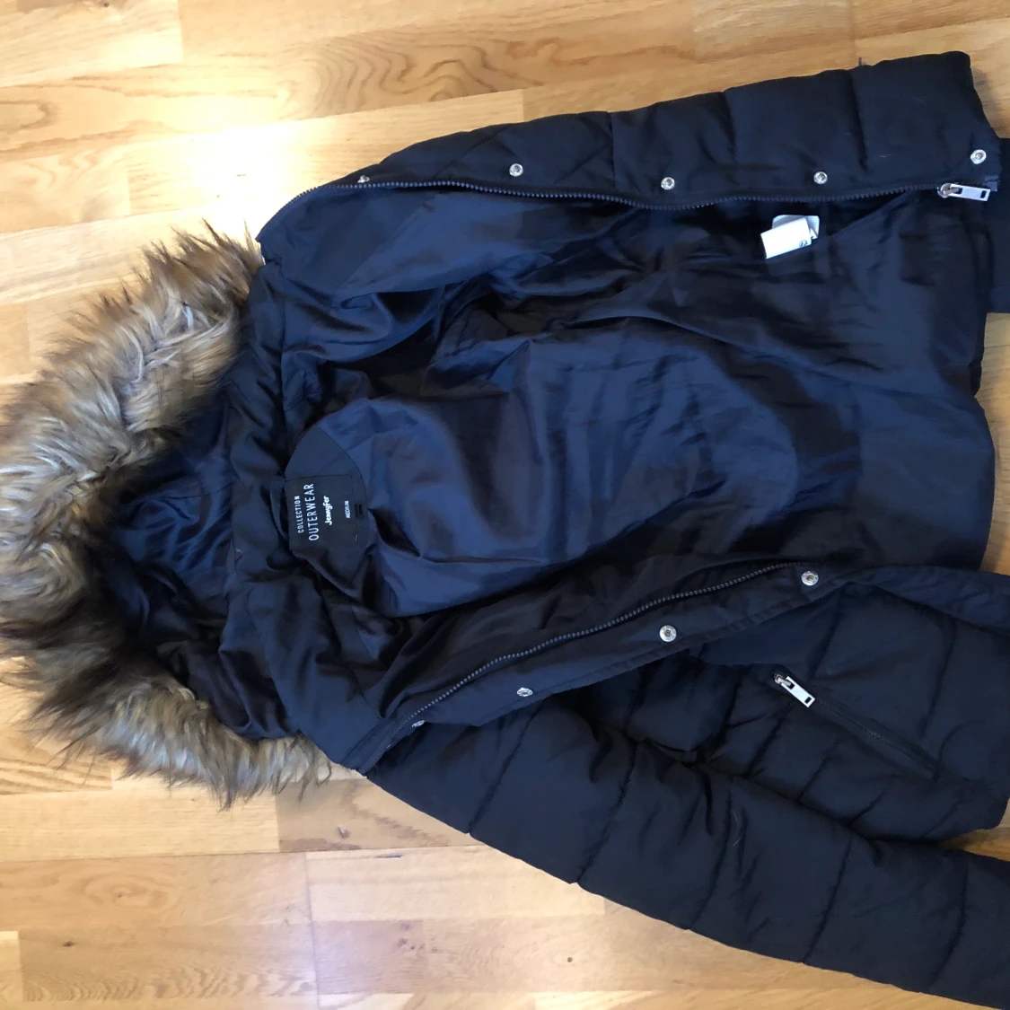 Marinblå vinterjacka