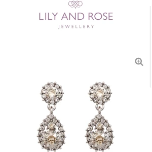 Lily and rose - Äkta ”sofia earrings” i färgen Crystal från Lily and rose. Köptes för 500kr, de är använda men precis som nyskick!💖perfekta silvriga lyxörhängen att unna sig eller som present att ge bort✨