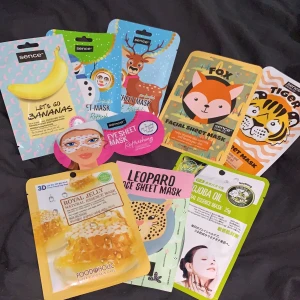 Ansiktsmasker - Säljer alla dessa ansiktsmasker✨ 15kr/st , 2 för 20kr eller alla för 80kr🦋🌸