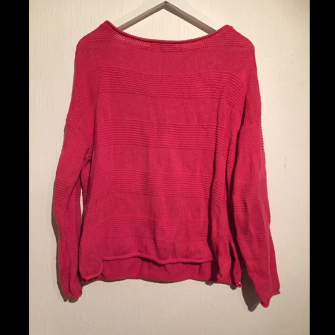 Rosa stickad tröja från Lindex - 1420568754