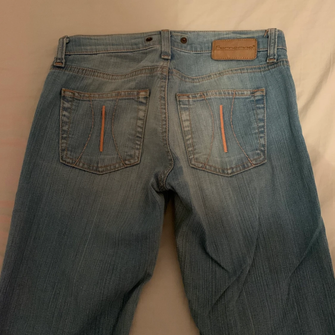 lågmidjade jeans  - 90