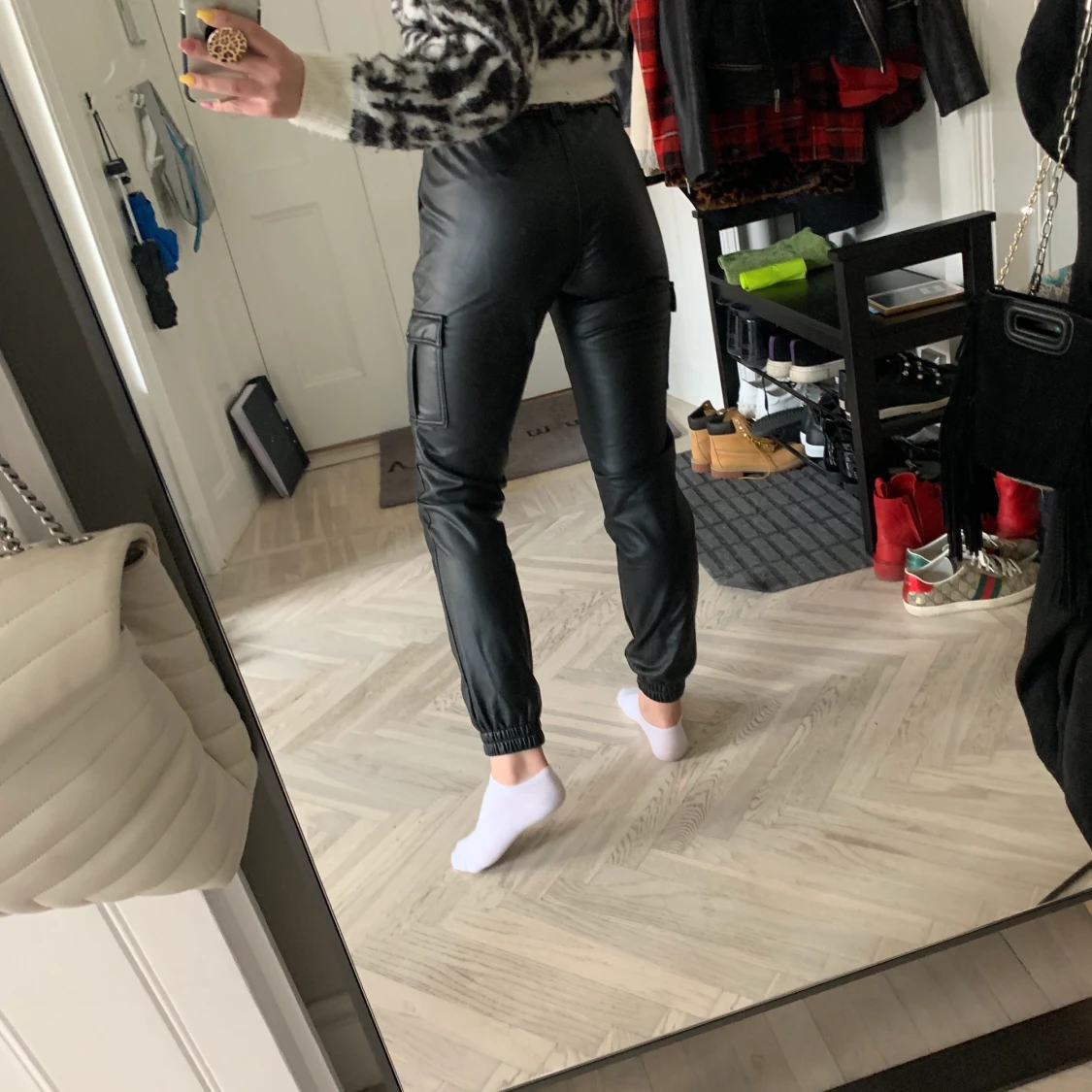 JFR cargo ”faux matt lack” byxor - 91